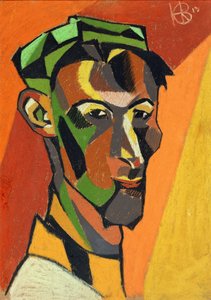 Autoportrait, 1913 (pastel sur papier)